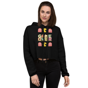 Crop Hoodie - Game Over