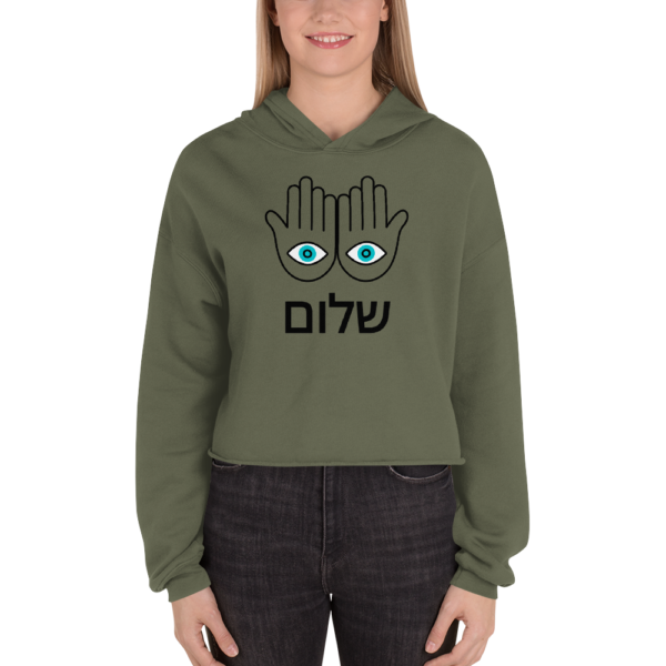 Crop Hoodie - Shalom - Image 2