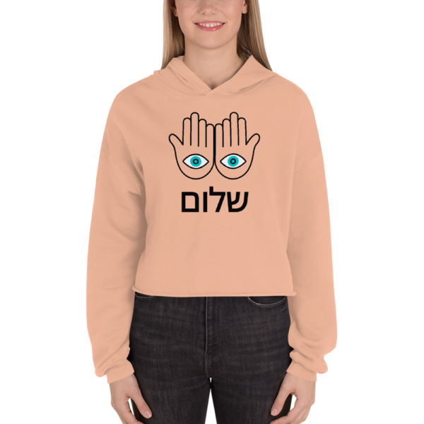 Crop Hoodie - Shalom - Image 3